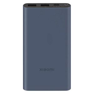 پاوربانک شیائومی مدل PB100DZM، ظرفیت 10000 میلی‌آمپر ساعت، تکنولوژی Quick Charge 3.0، مدیریت هوشمند شارژ، پشتیبانی از فناوری شارژ سریع کوالکام (QC)، مقاوم در برابر ضربه، جنس بدنه آلیاژ آلومینیوم، دارای 3 درگاه خروجی