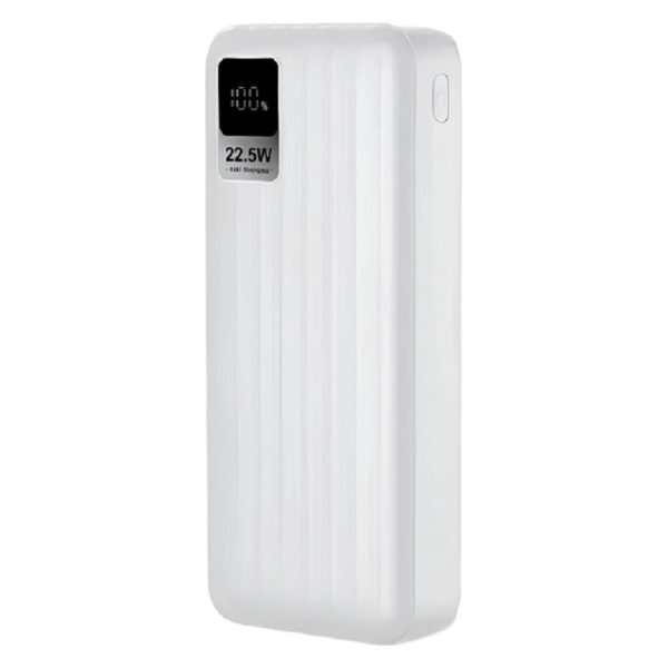 پاوربانک مدل 20000MAH-PD--22.5W ظرفیت 20000 میلی آمپرساعت به همراه کابل تبدیل microUSB