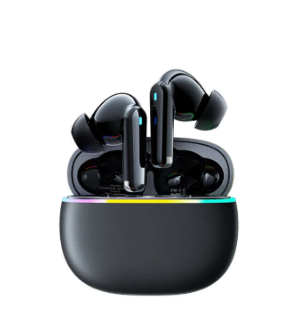 هدفون بلوتوثی ریمکس مدل Cozy Pods W7n Pro با نویز کنسلینگ فعال (ANC)، نویز کنسلینگ بدنه، درگاه شارژ USB Type-C، دارای نشانگر روی محفظه شارژ، مقاوم در برابر رطوبت و عرق