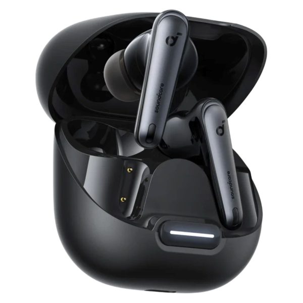هدفون بلوتوثی انکر مدل Soundcore Liberty 4 NC با نویز کنسلینگ فعال (ANC)، درگاه شارژ USB Type-C، پشتیبانی از فرمان لمسی، مقاوم در برابر پاشش آب