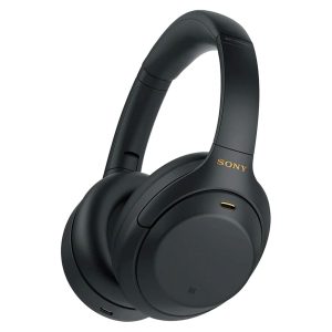 هدفون بلوتوثی سونی مدل WH-1000XM4 با نویز کنسلینگ فعال (ANC)، نویزکنسلینگ میکروفون (ENC)، درگاه شارژ USB Type-C، دارای میکروفون داخلی با کیفیت بالا، مقاوم در برابر رطوبت و عرق