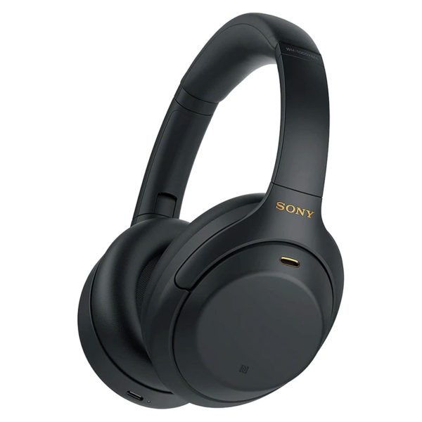 هدفون بلوتوثی سونی مدل WH-1000XM4 با نویز کنسلینگ فعال (ANC)، نویزکنسلینگ میکروفون (ENC)، درگاه شارژ USB Type-C، دارای میکروفون داخلی با کیفیت بالا، مقاوم در برابر رطوبت و عرق